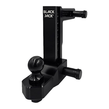 Black Jack Centuria Adjustable Hitch 200mm 3.5t Alloy - Black
