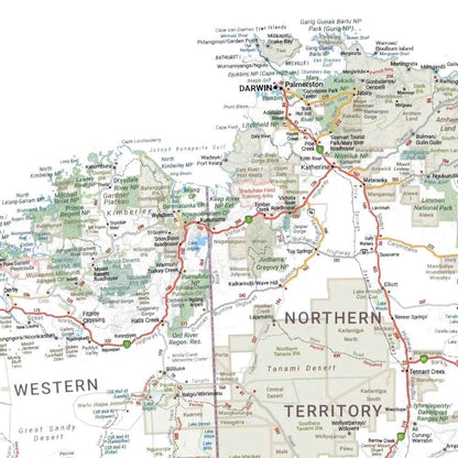 Hema Map of Australia Sticker - Large