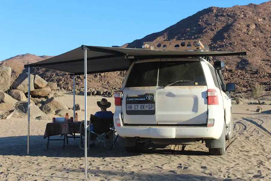 Eezi-Awn Manta 270 Awning Freestanding Left Side Mount Grey - Summer Sale