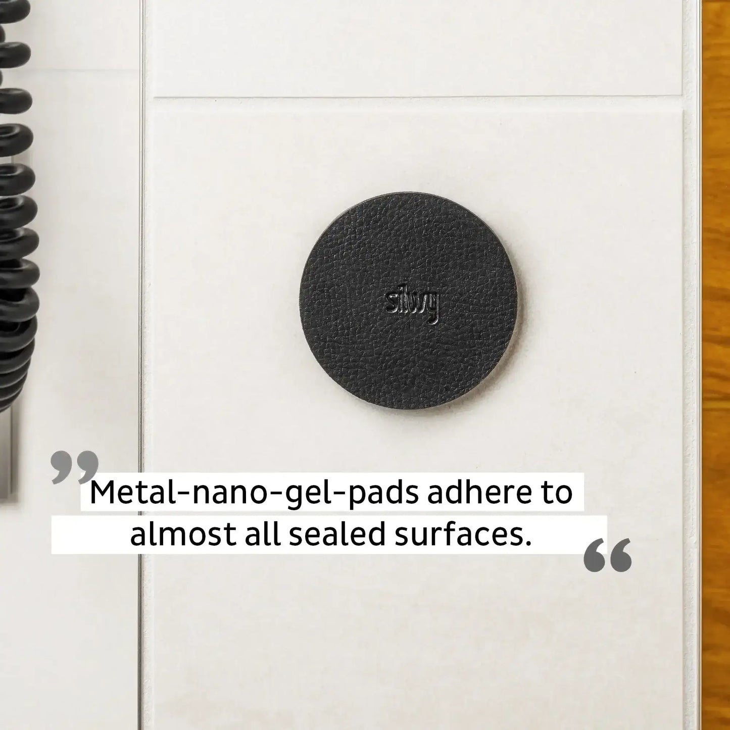 Magnetic Hook THE ONE incl. Pad BLACK By Silwy
