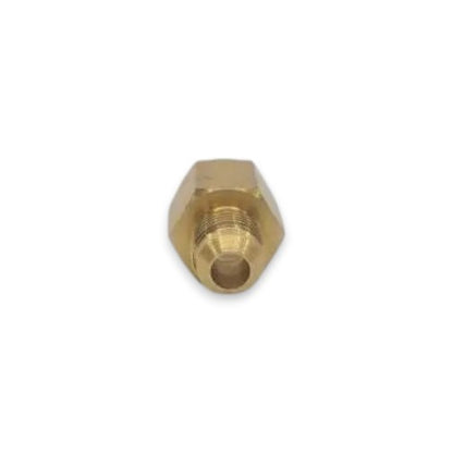 Brass Gas fitting 3/8 Male Flare to 1/2 Female Flare Adaptor