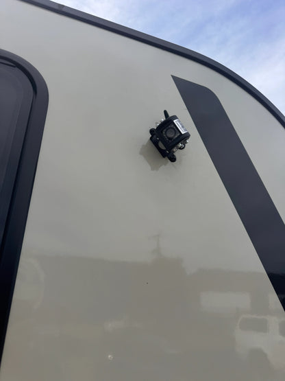 SafetyDave Wireless Rear Vision Mirror Kit - 7inch Mirror with 4 Wireless HD Cameras