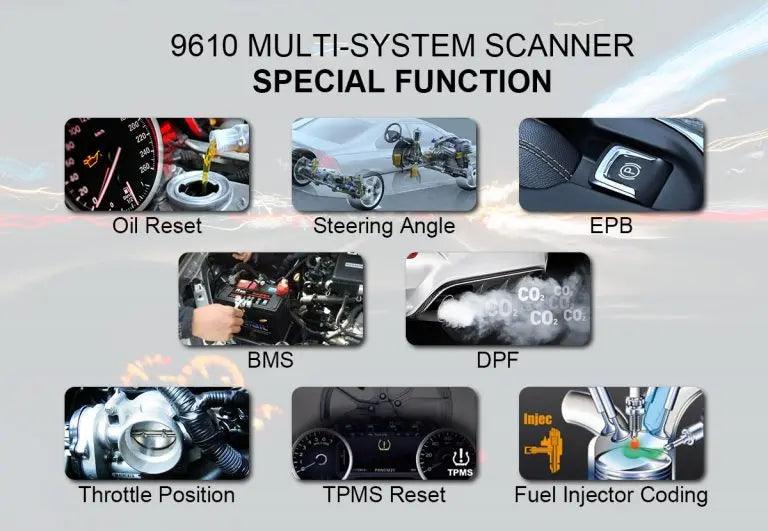 Autophix 9610 Obdii+ Professional suitable for Landrover Diagnostic tool - Everything Caravans