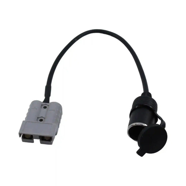 BMPRO 50A Plug To 15A Cigar Socket Lead - 30cm - Everything Caravans