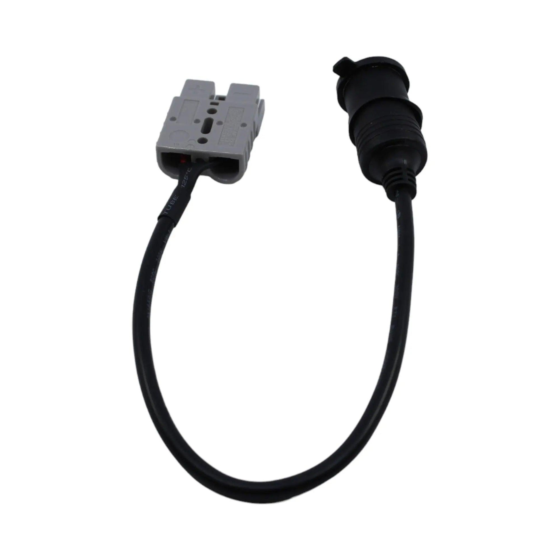 BMPRO 50A Plug To 15A Cigar Socket Lead - 30cm - Everything Caravans