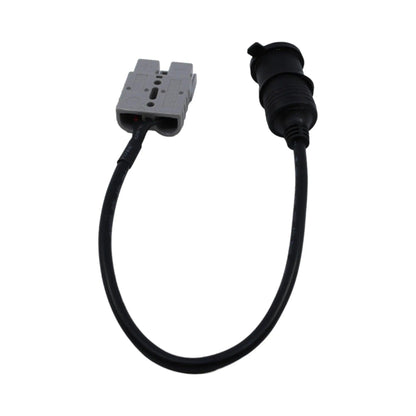 BMPRO 50A Plug To 15A Cigar Socket Lead - 30cm - Everything Caravans