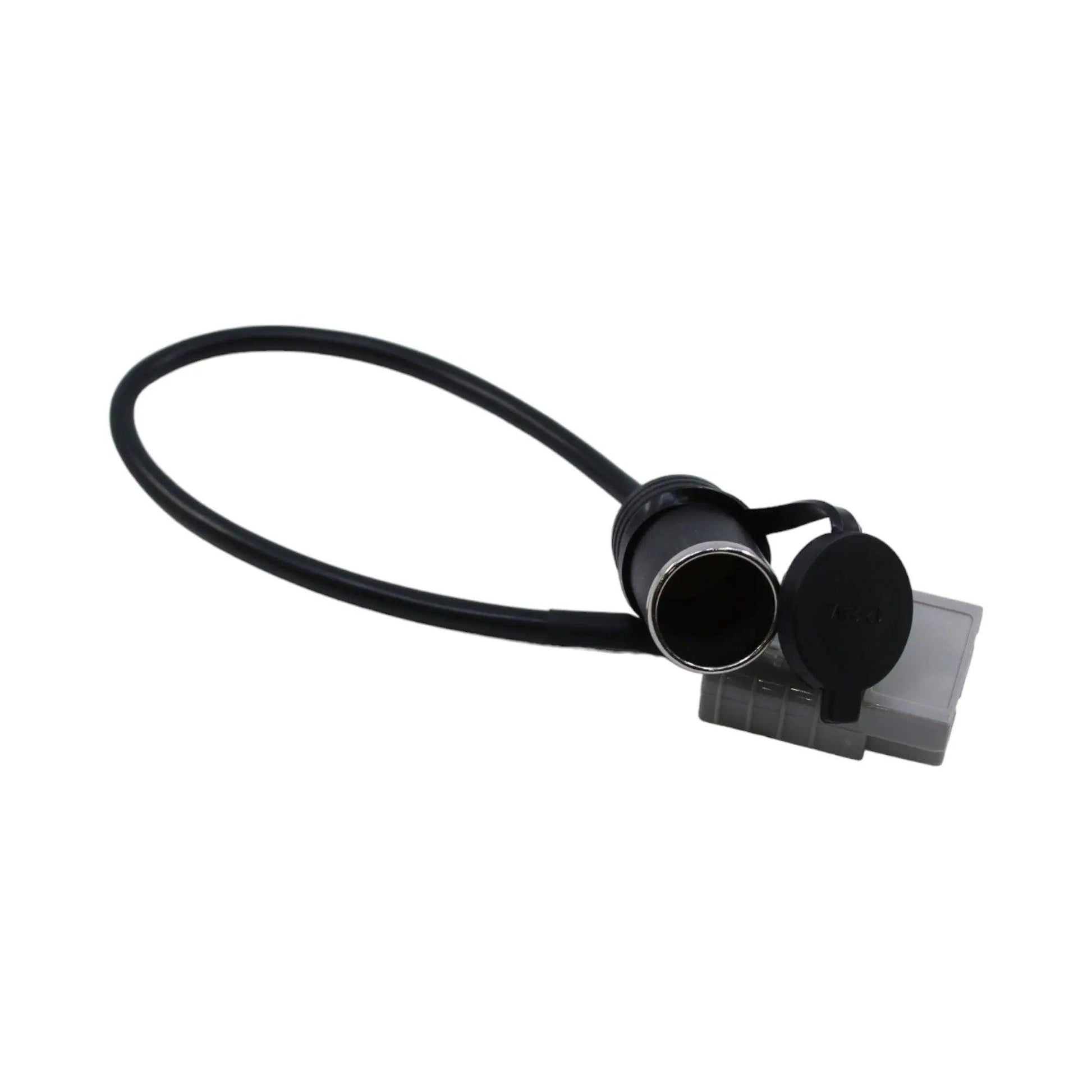 BMPRO 50A Plug To 15A Cigar Socket Lead - 30cm - Everything Caravans