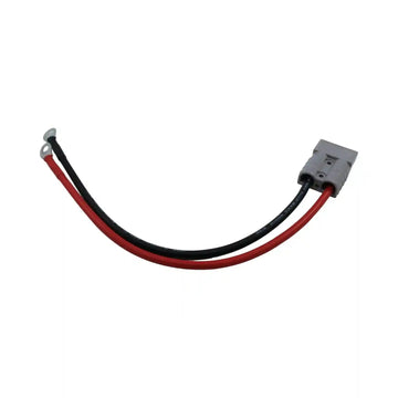 BMPRO 50A Plug to 8mm Ring Terminals Lead - 30cm - Everything Caravans
