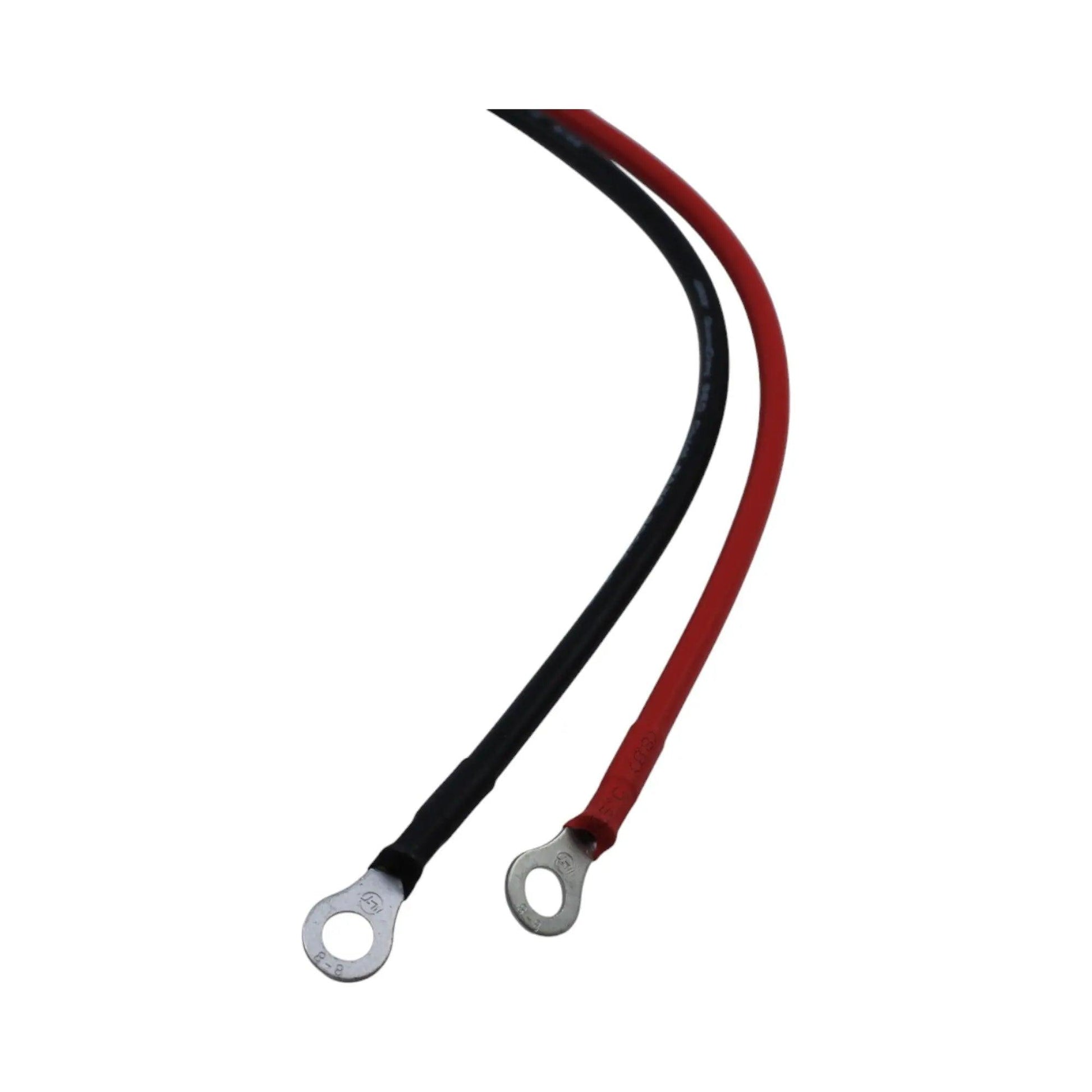 BMPRO 50A Plug to 8mm Ring Terminals Lead - 30cm - Everything Caravans