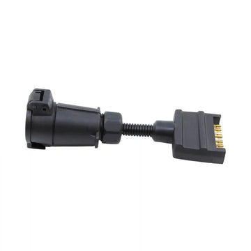 BMPRO Holroyd Trailer Plug Adaptor - 7 Way Flat to 7 Pin Large Round Socket - Everything Caravans