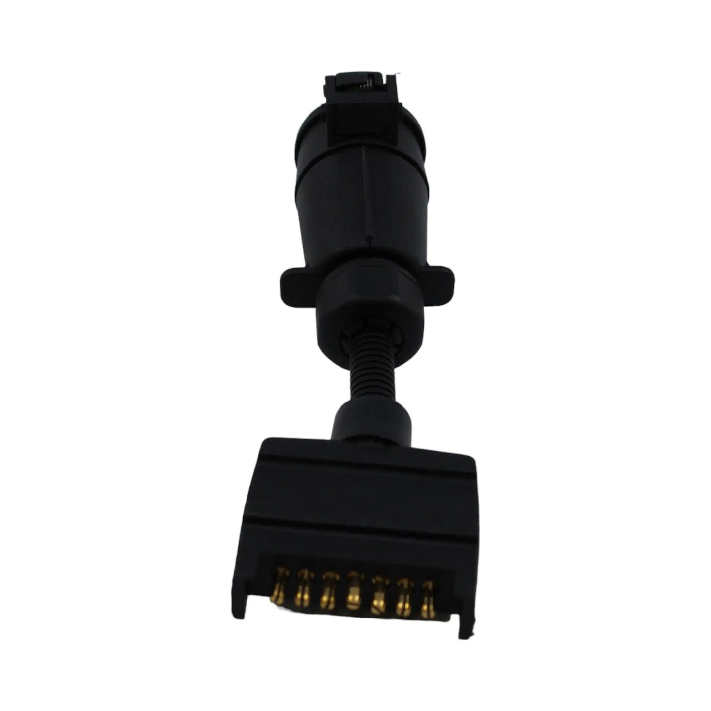 BMPRO Holroyd Trailer Plug Adaptor - 7 Way Flat to 7 Pin Large Round Socket - Everything Caravans