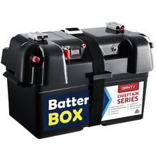Battery Box 12v Universal Large USB Cigarette Outlets - Everything Caravans