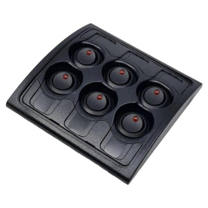 BEP Marinco Contour 1000 interior 6 Switch Panel with Fuses - Everything Caravans