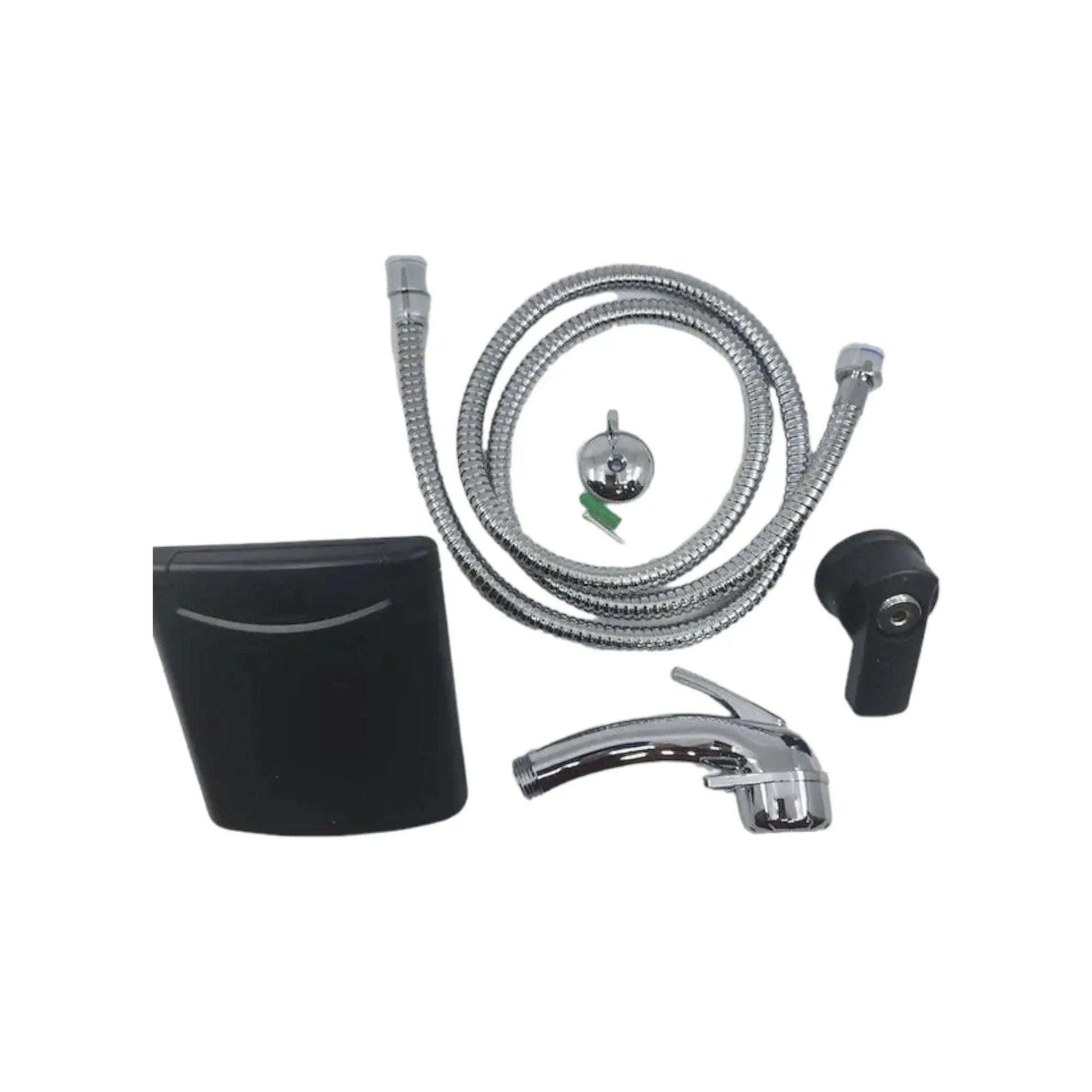 Black Plug in External Shower Point - Everything Caravans