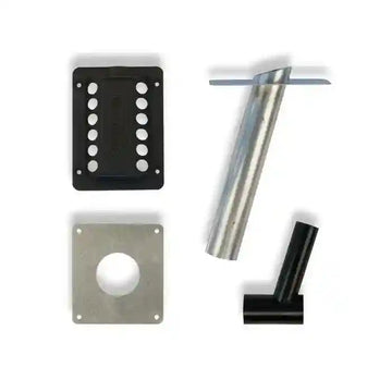 Black Vent Flue Kit for 3 Way Fridge Dometic Caravan Fridge - Everything Caravans