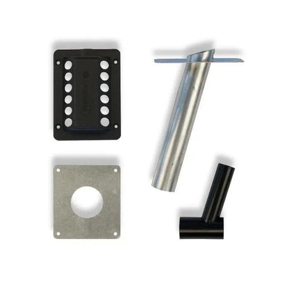 Black Vent Flue Kit for 3 Way Fridge Dometic Caravan Fridge - Everything Caravans