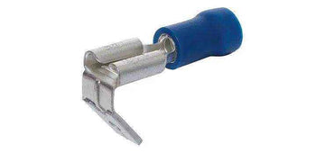 Blue 6.3mm Female Spade+Tab Crimp Pk 100 - Everything Caravans