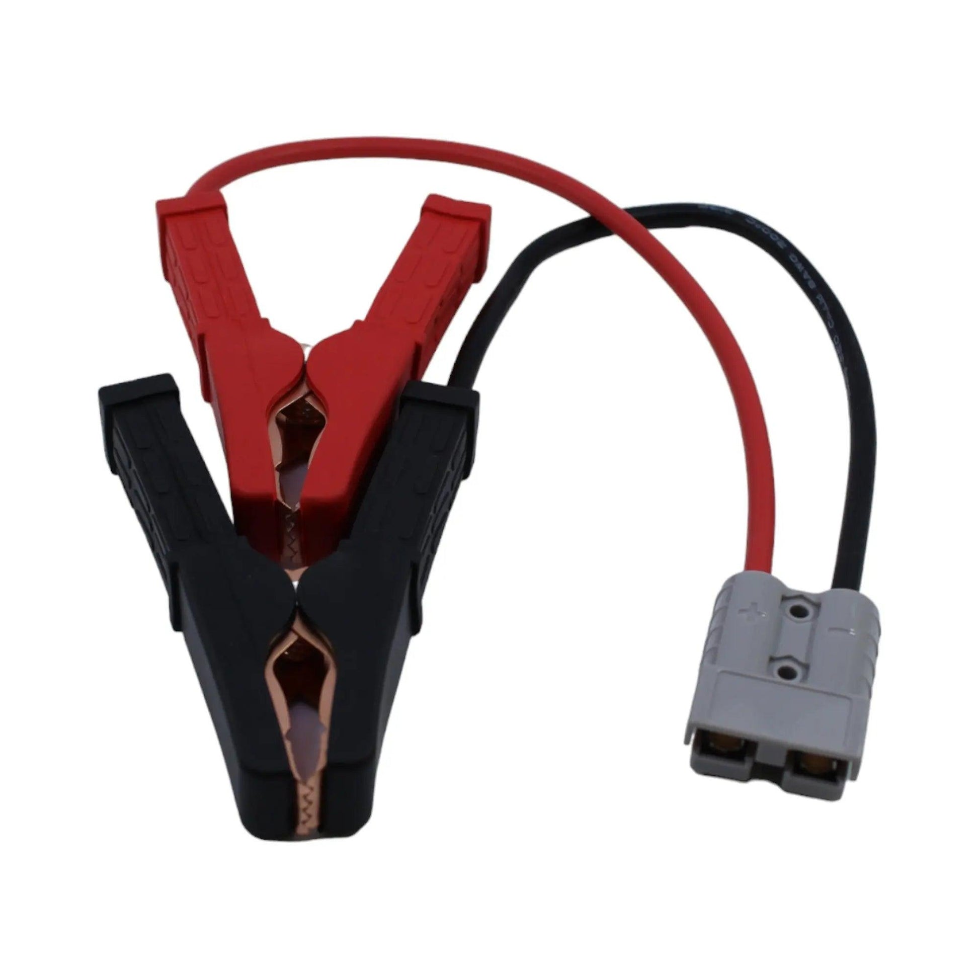BMPRO Anderson Style 50A Plug to Insulated Battery Clamps (8mm2) - 30cm - Everything Caravans