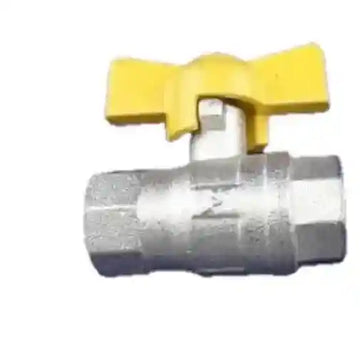 Brass Gas fitting 1-4 Tapered Female AGA Gas Ball Shutoff Valve - Everything Caravans
