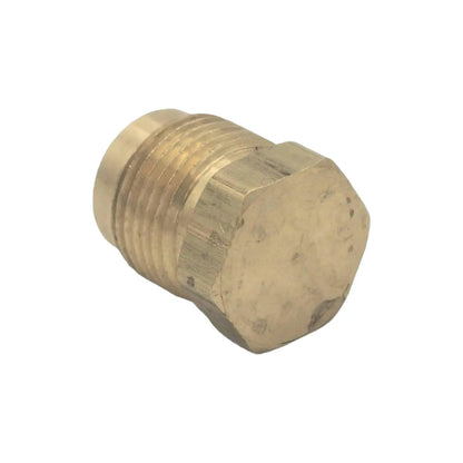 Brass Gas fitting 3-8 Flare Plug for 3-8 Flare - to Cap Gas Lines 01-6504 - Everything Caravans