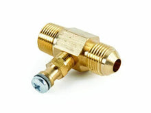 Brass Gas fitting 3-8 Test Point for 5-16 Flare for 5-16 Copper Pipe - Everything Caravans