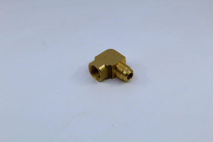 Brass Gas fitting 3-8 to 3-8 Female Flare Elbow - Everything Caravans