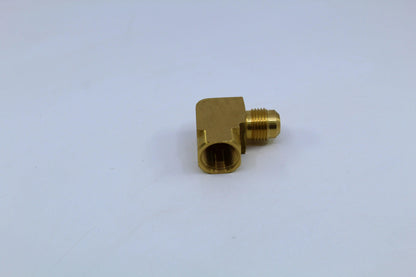 Brass Gas fitting 3-8 to 3-8 Female Flare Elbow - Everything Caravans