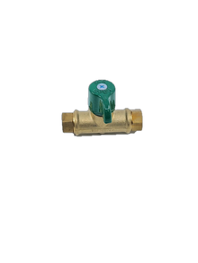 Brass Gas fitting Gas Bottle Changeover Valve 1-4 invert and 3-8 Male Thread 51-MCO-B - Everything Caravans