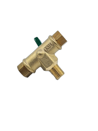 Brass Gas fitting Gas Bottle Changeover Valve 1-4 invert and 3-8 Male Thread 51-MCO-B - Everything Caravans