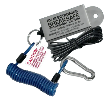 Breaksafe Breakaway Switch with Coil Cable - Everything Caravans