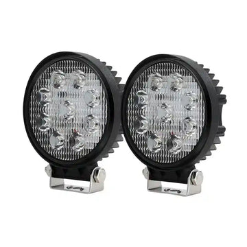 LED Driving Lights 4.5 Inch Flood Spot 12V 24V - Pair