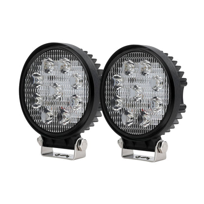 LED Driving Lights 4.5 Inch Flood Spot 12V 24V - Pair