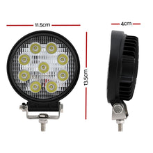 LED Driving Lights 4.5 Inch Flood Spot 12V 24V - Pair