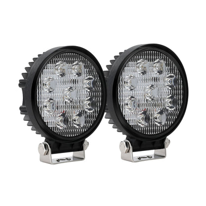 LED Driving Lights 4.5 Inch Flood Spot 12V 24V - Pair