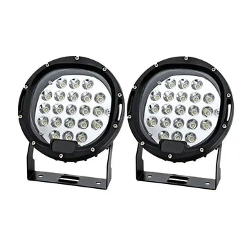 LED Driving Lights 7 Inch Flood Spot 12V 24V - Pair