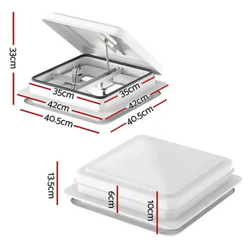 Caravan Roof Hatch Exhaust Vent 12V