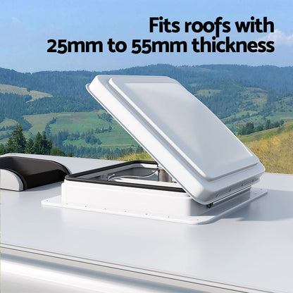 Caravan Roof Hatch Exhaust Vent 12V