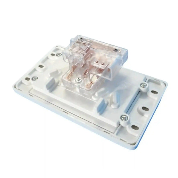 CMS Double Beige 10amp Power Outlet with 20amp install Couplers for Caravan 240 Electrics - Everything Caravans