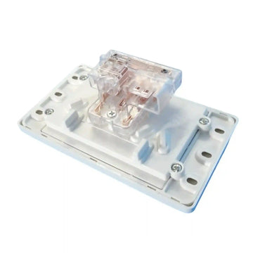 CMS Power Outlet Double Natural White for Caravan 240 Electrics - Everything Caravans