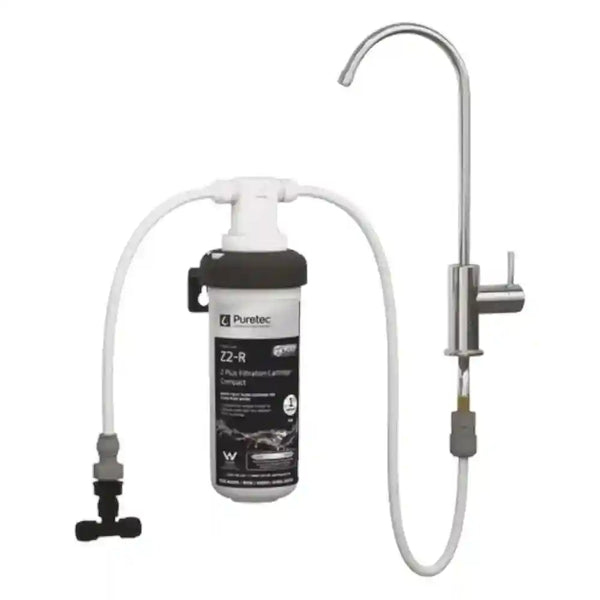 CR-Z2 Caravan RV Water Compact inline UndeRSink Filter System with Led Faucet 2