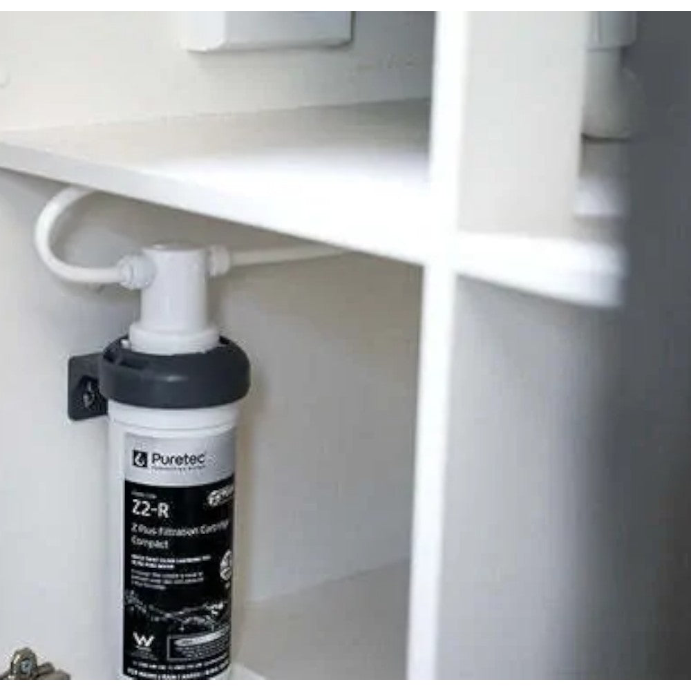 CR-Z2 Caravan RV Water Compact inline UndeRSink Filter System with Led Faucet 3