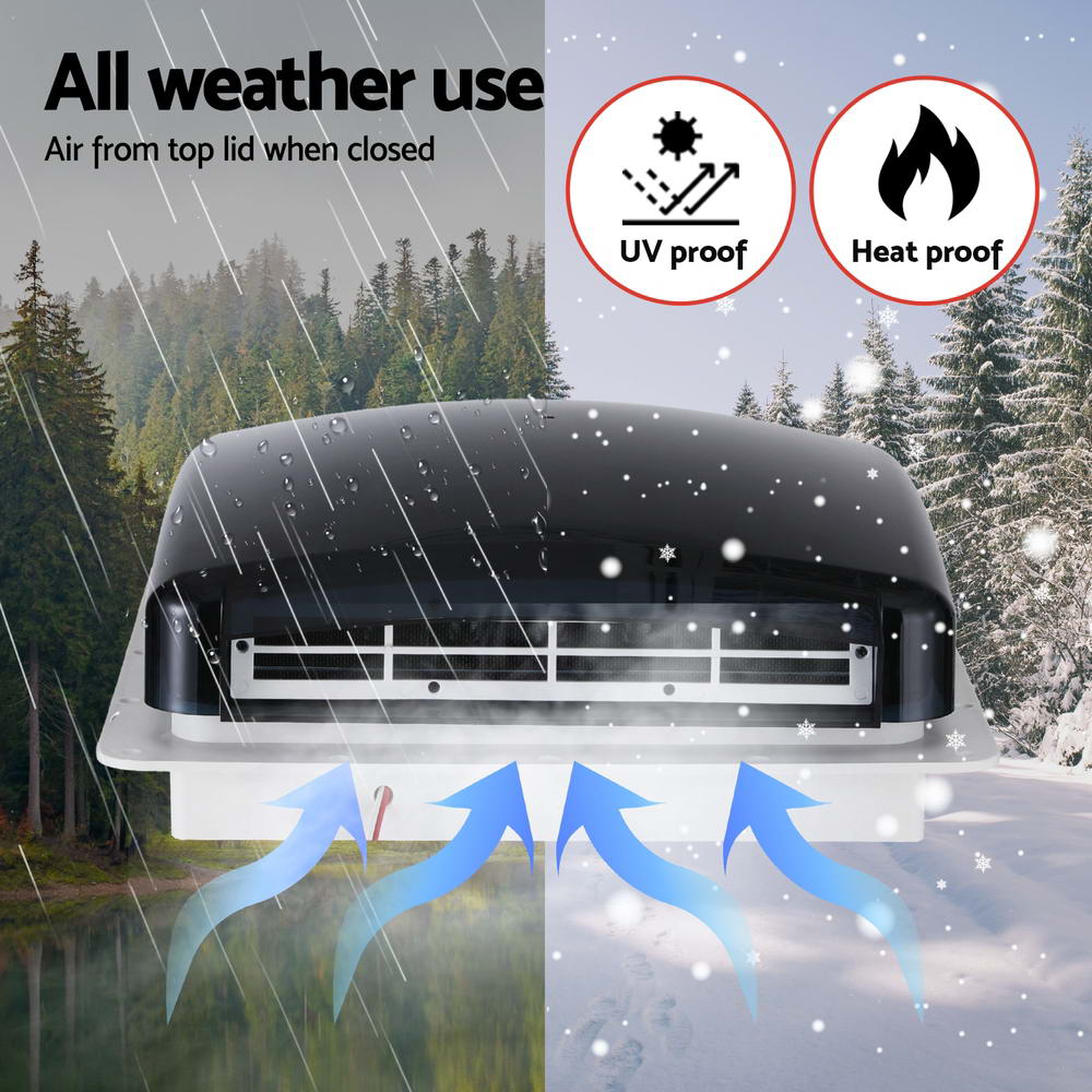 Caravan Roof Hatch 12V Fan Reversible Air