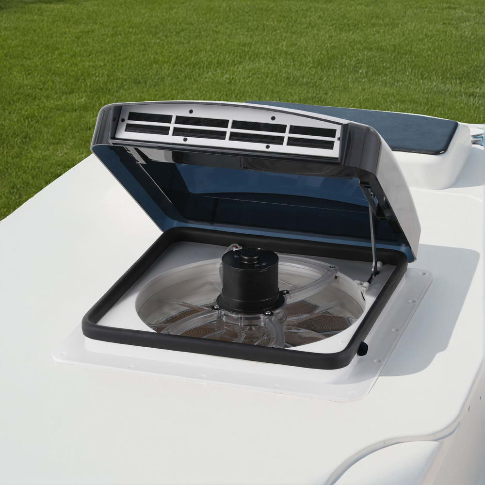 Caravan Roof Hatch 12V Fan Reversible Air