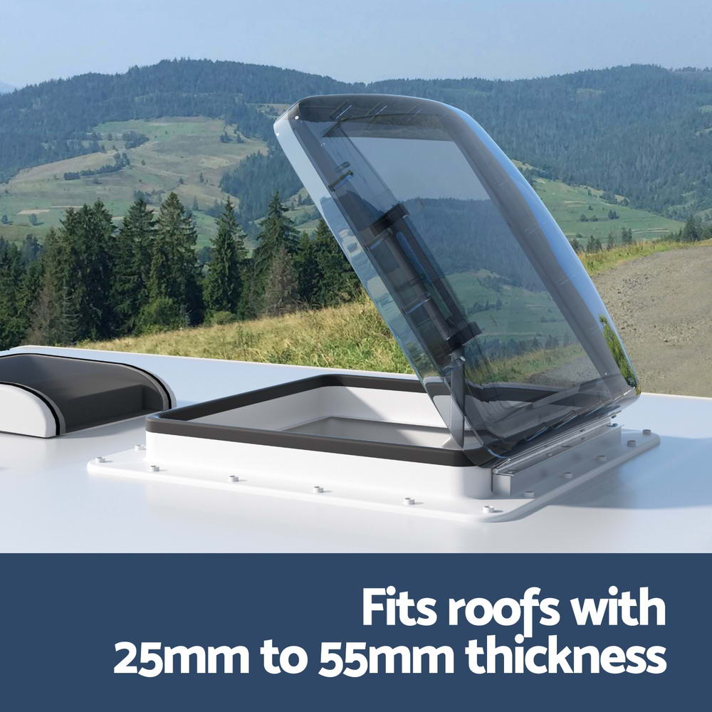 Caravan Roof Hatch White 35.5cm x 35.5cm