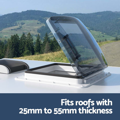 Caravan Roof Hatch White 35.5cm x 35.5cm