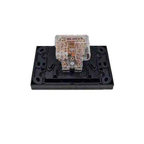 C Type Double GPO Black CMS 230Vac Plug N Play - Everything Caravans
