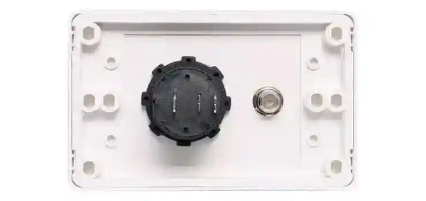 Caravan Antenna with 12v Cigarette Socket Wall Plate - Everything Caravans