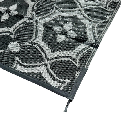 Caravan Camping Mat Classic Grey White 1.8m x 2.74m - Everything Caravans