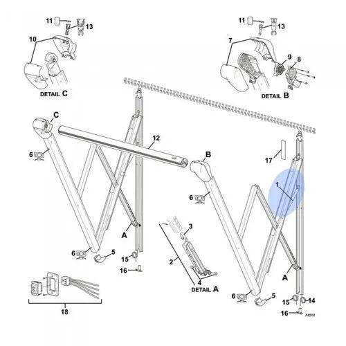 Carefree Altitude Awning Gas Shock Kit Everything Caravans