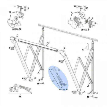 Carefree Altitude Awning Pitch Adjust Kit White - Everything Caravans